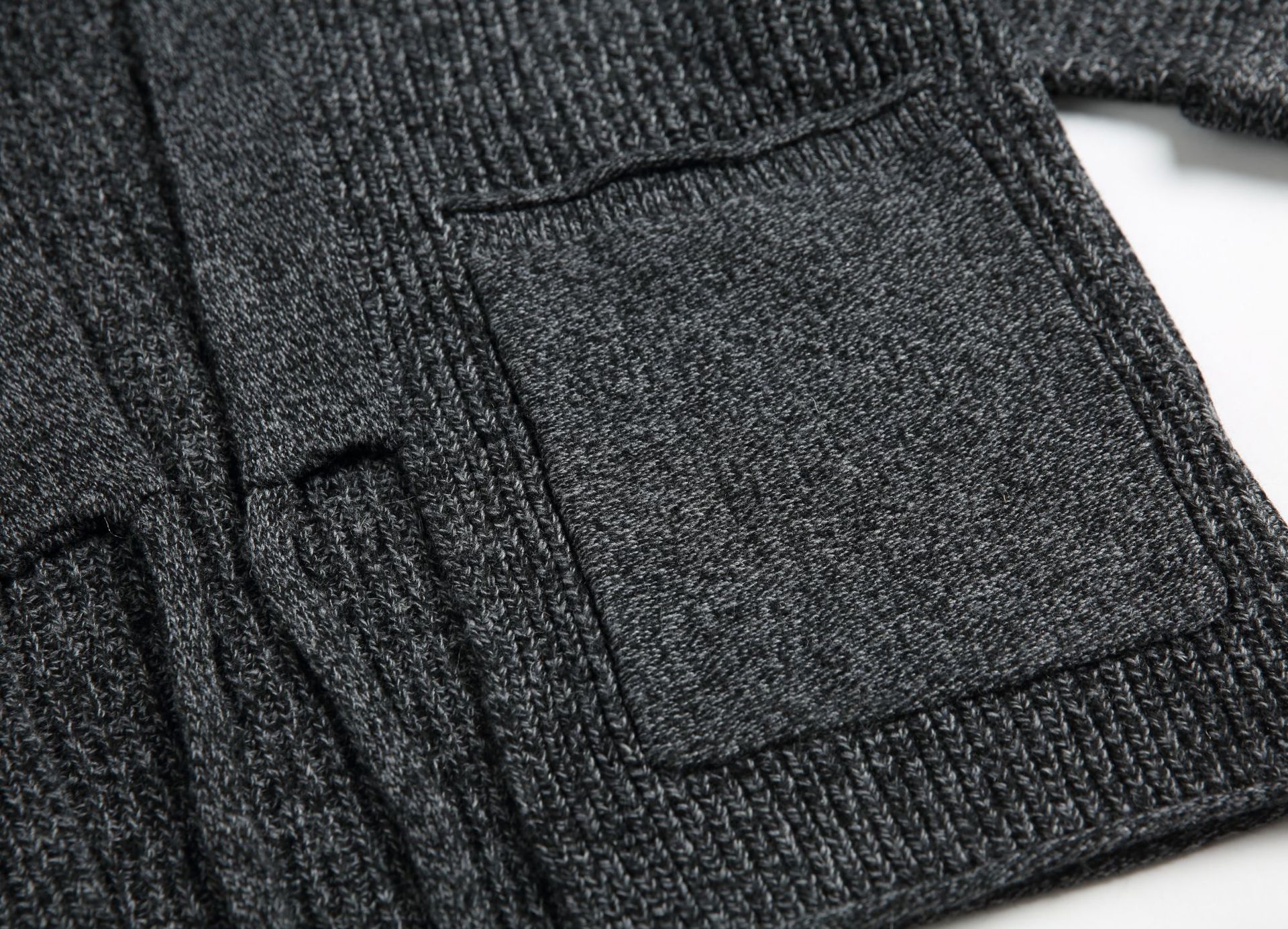 Polyester Plain Oversized Dolman Cardigan