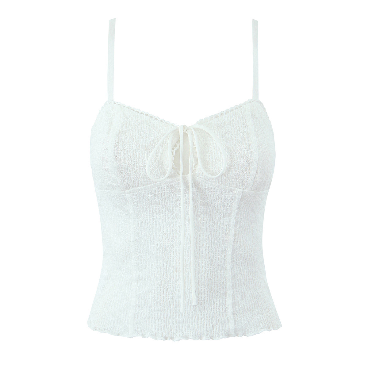 Fitted Solid Color European Cami