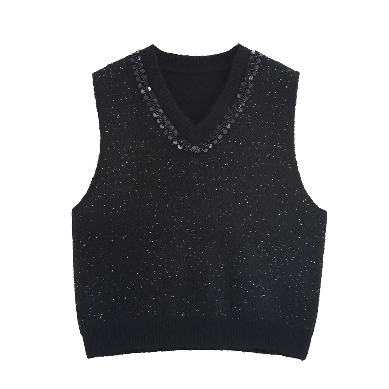 Ladies' Relaxed Cropped Polyester Crew Neck Tank Top