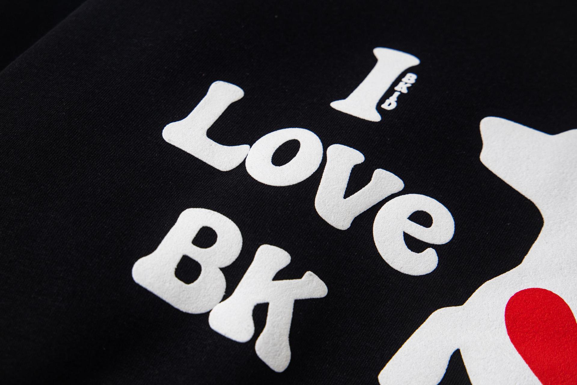 Cotton Dog Puff Print Hoodie