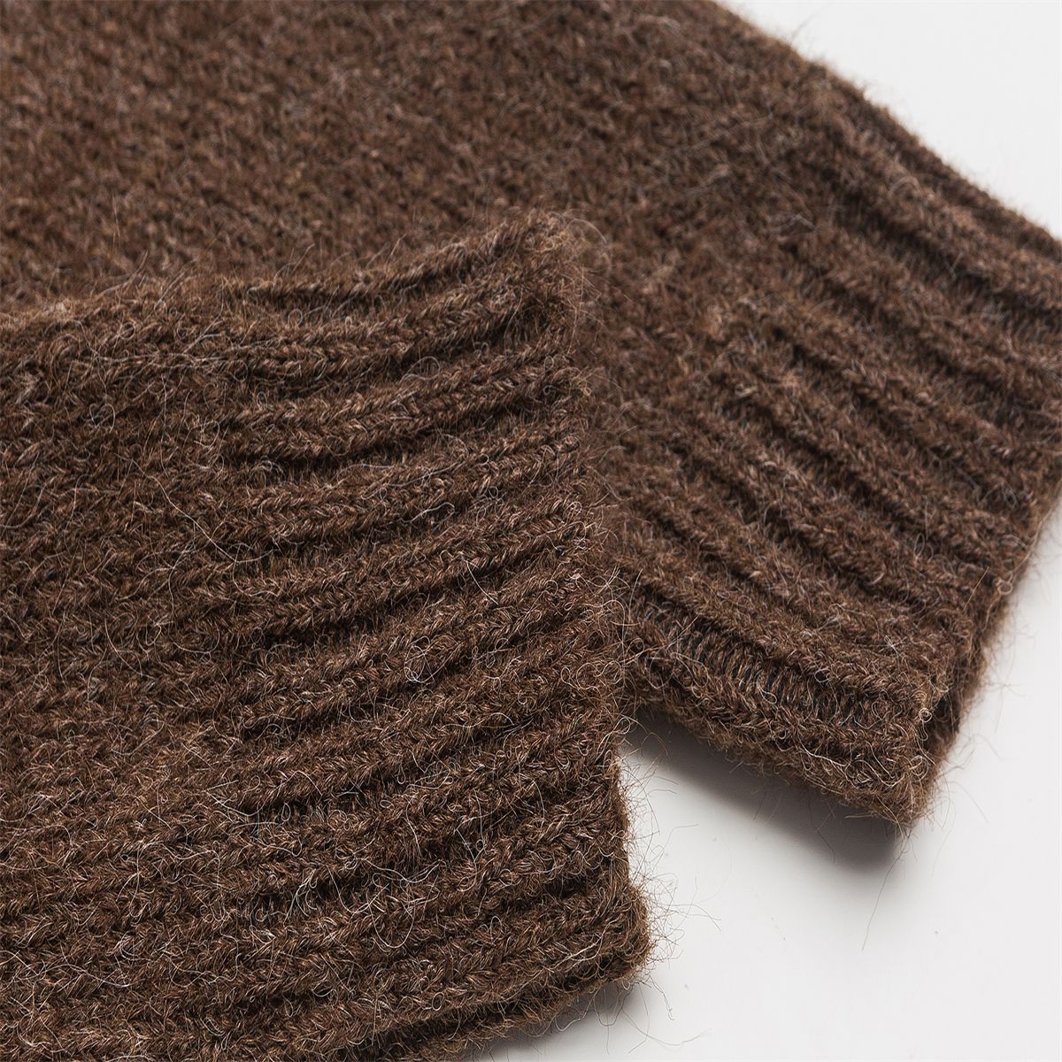 Recycled Polyester Japanese Workwear Color Block Hood Sweater
