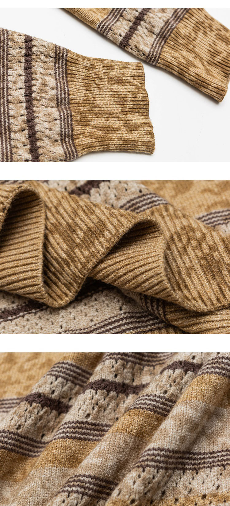 Japanese Workwear Oversized Polyester Sweater