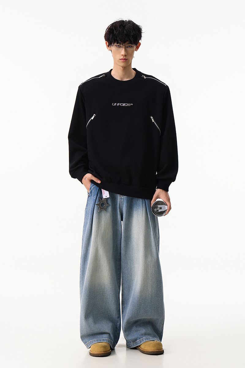 American Trend Oversized Cotton Hoodie