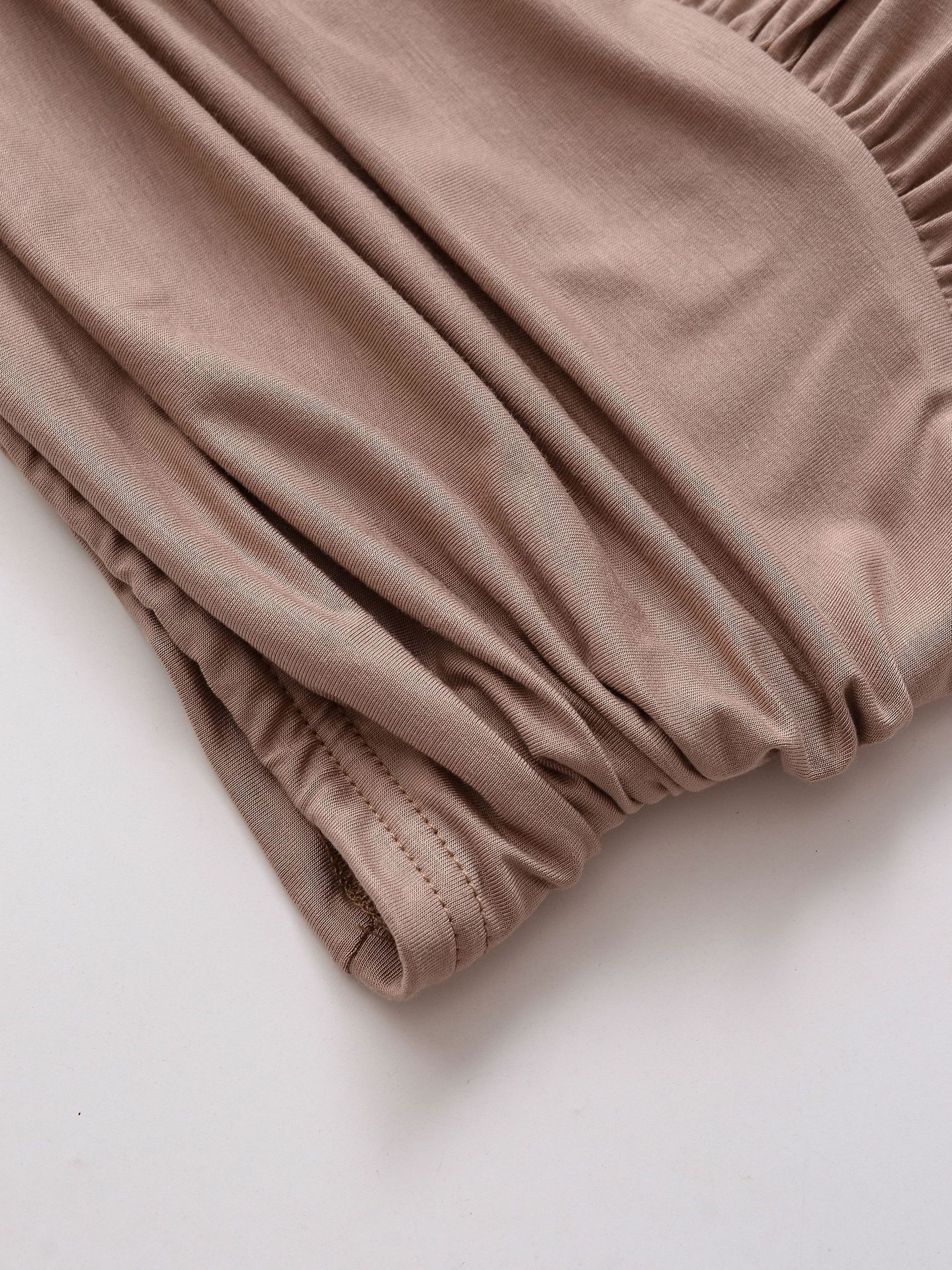 Neck strap waist cinching top vest