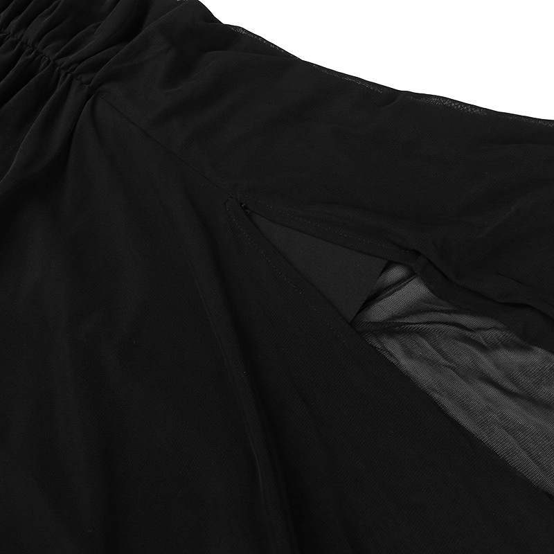 V-Neck Sleeveless Polyester Bodycon Maxi Dress
