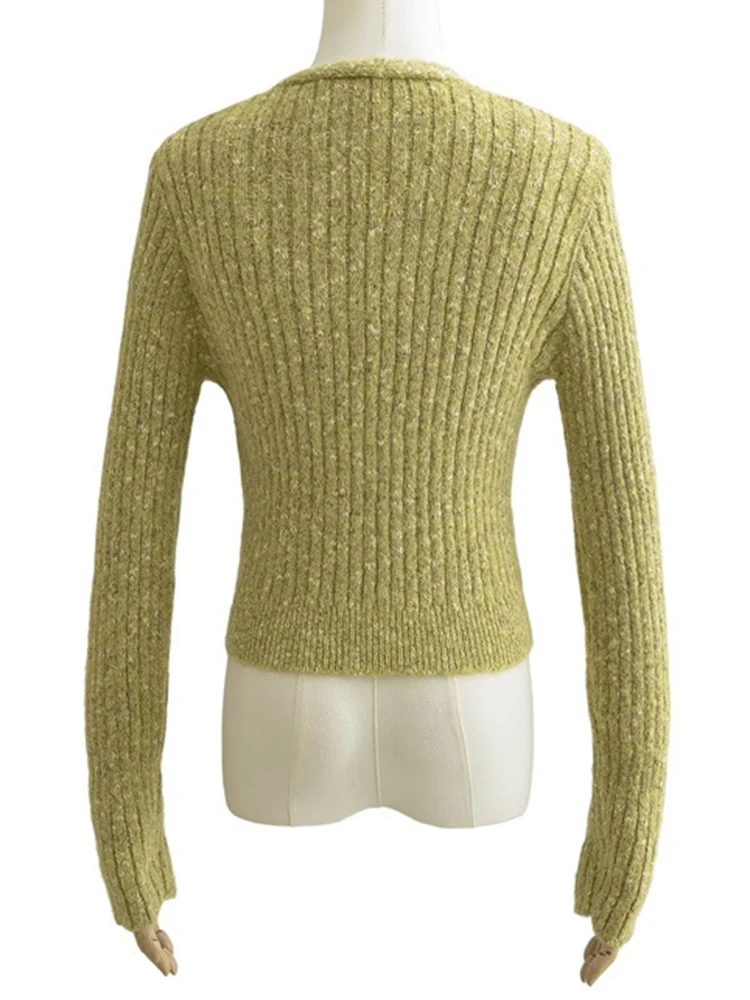 Plain Fall Polyester Fitted Layered Cardigan Vest Duo