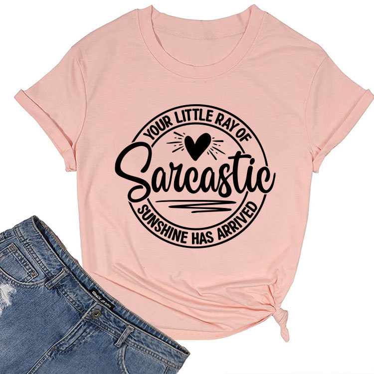 Ladies Geometric V Neck T-shirt