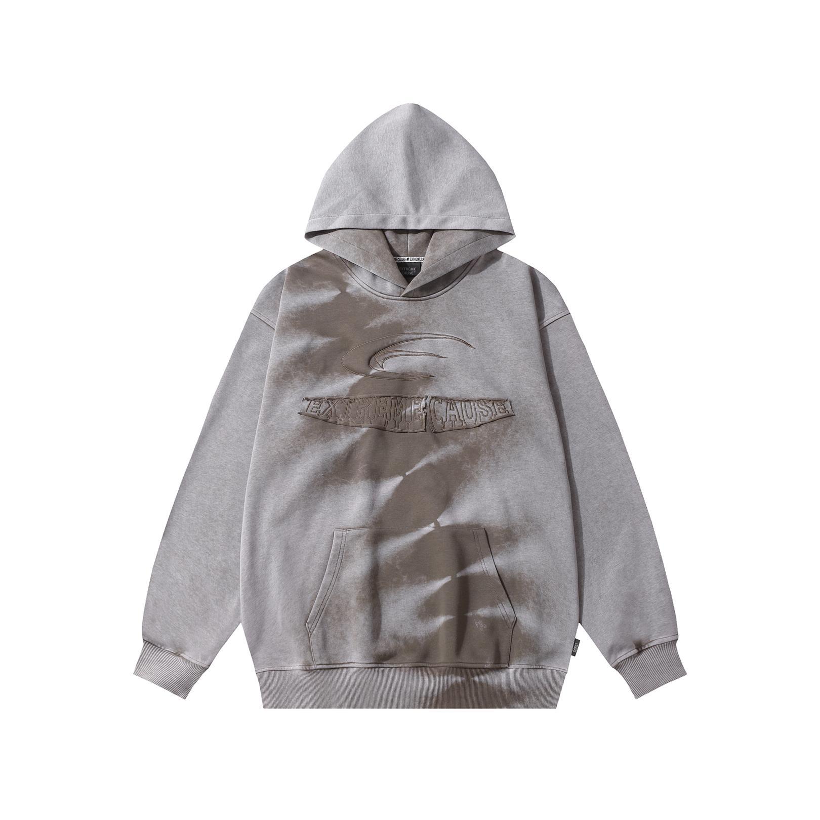 Unisex Marbled Graphic Long Sleeve Hoodie