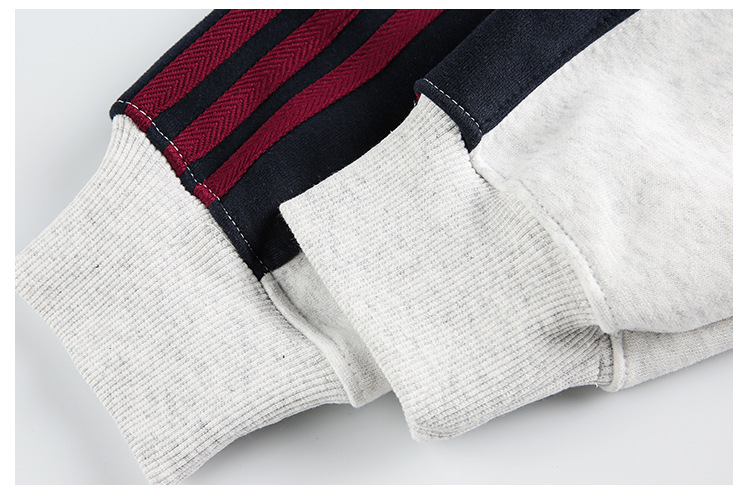 American Varsity Contrast Panel Hoodie