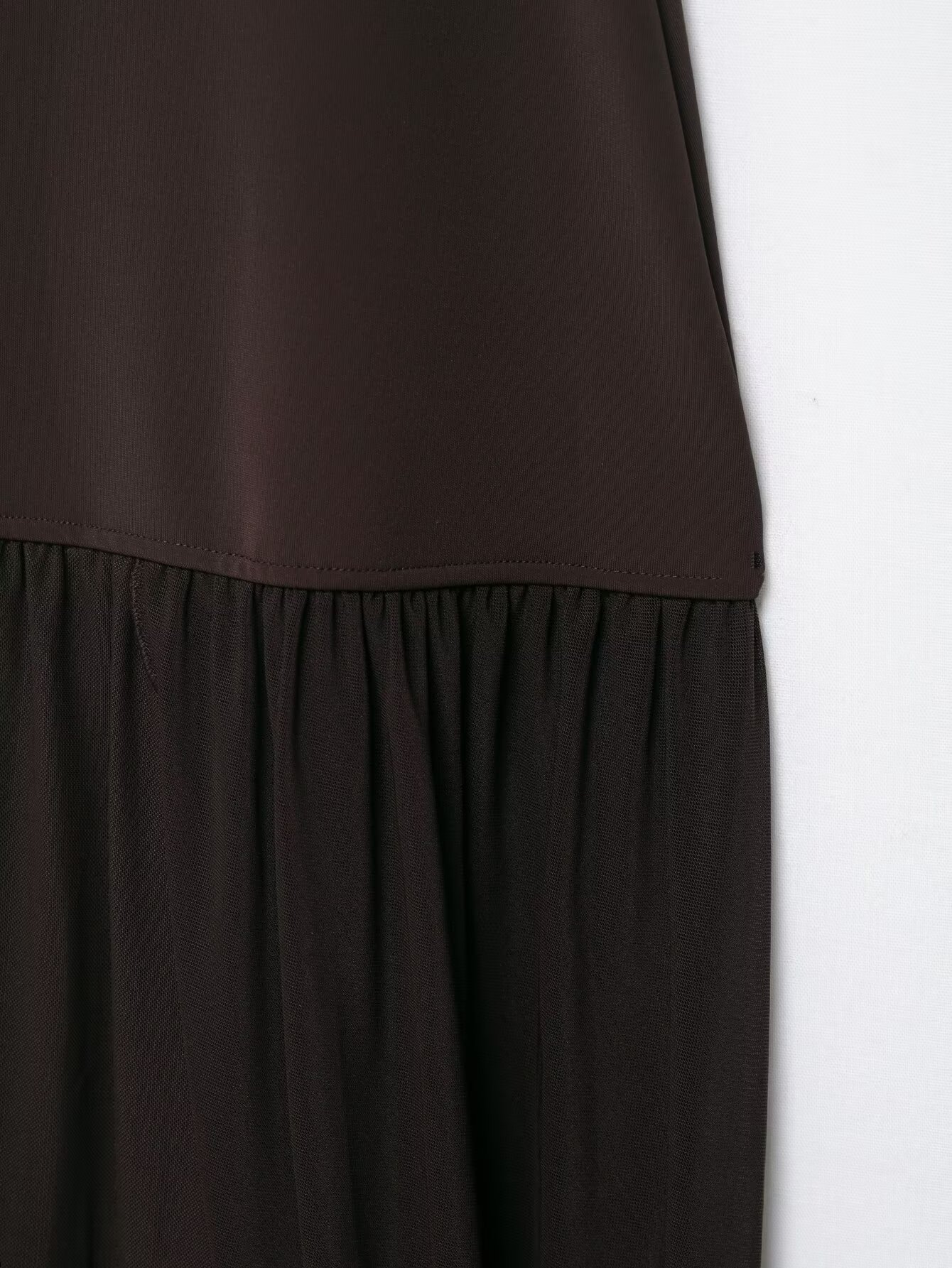 Long Sleeveless Cutout Ruched Spliced Dress