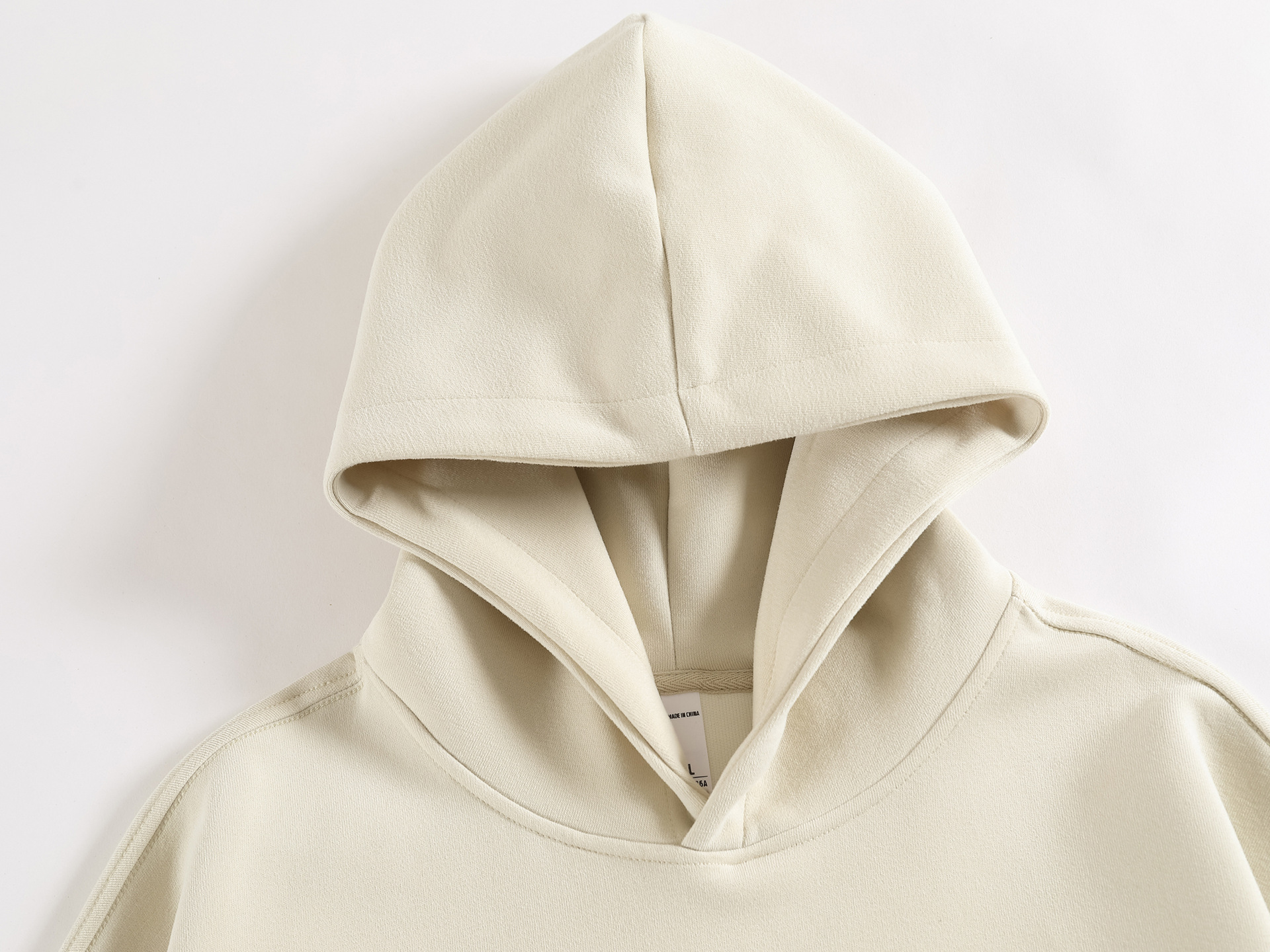 American Oversized Solid Cotton Hoodie Sweatshirt