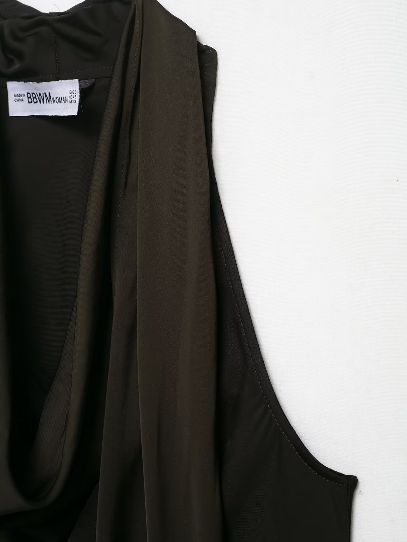 Draped Fringe Polyester Vest