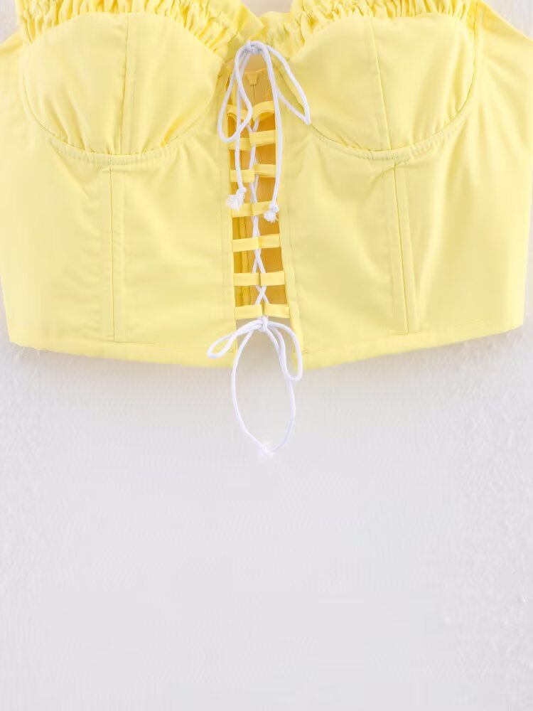 Bare Shoulder Neckband Camisole