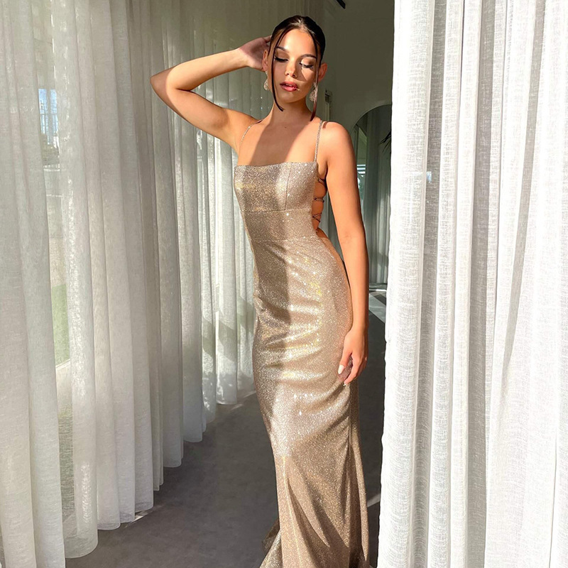 Knitted One Shoulder High Waist Dress