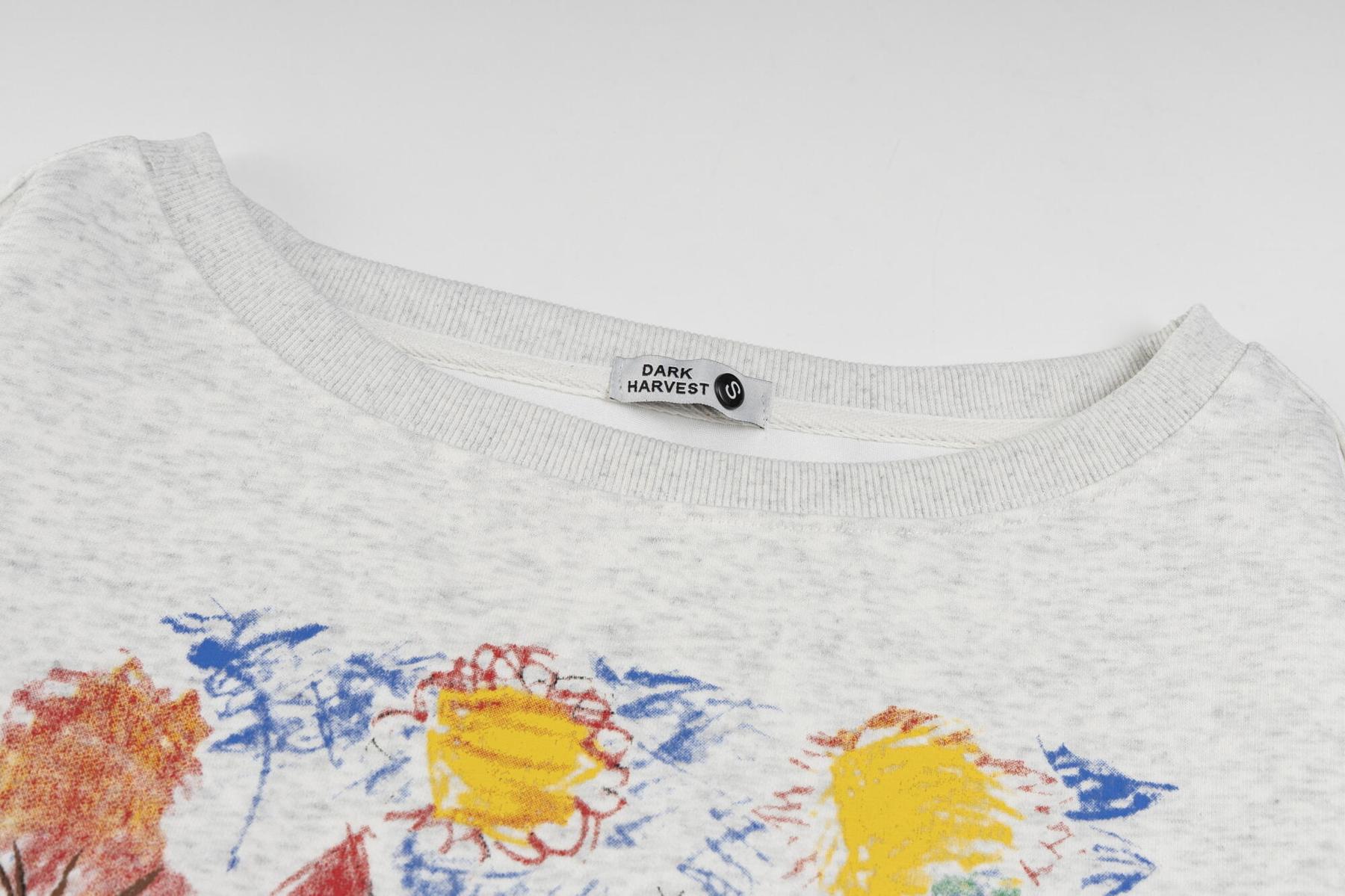 Milk Silk Vintage Print Hoodie