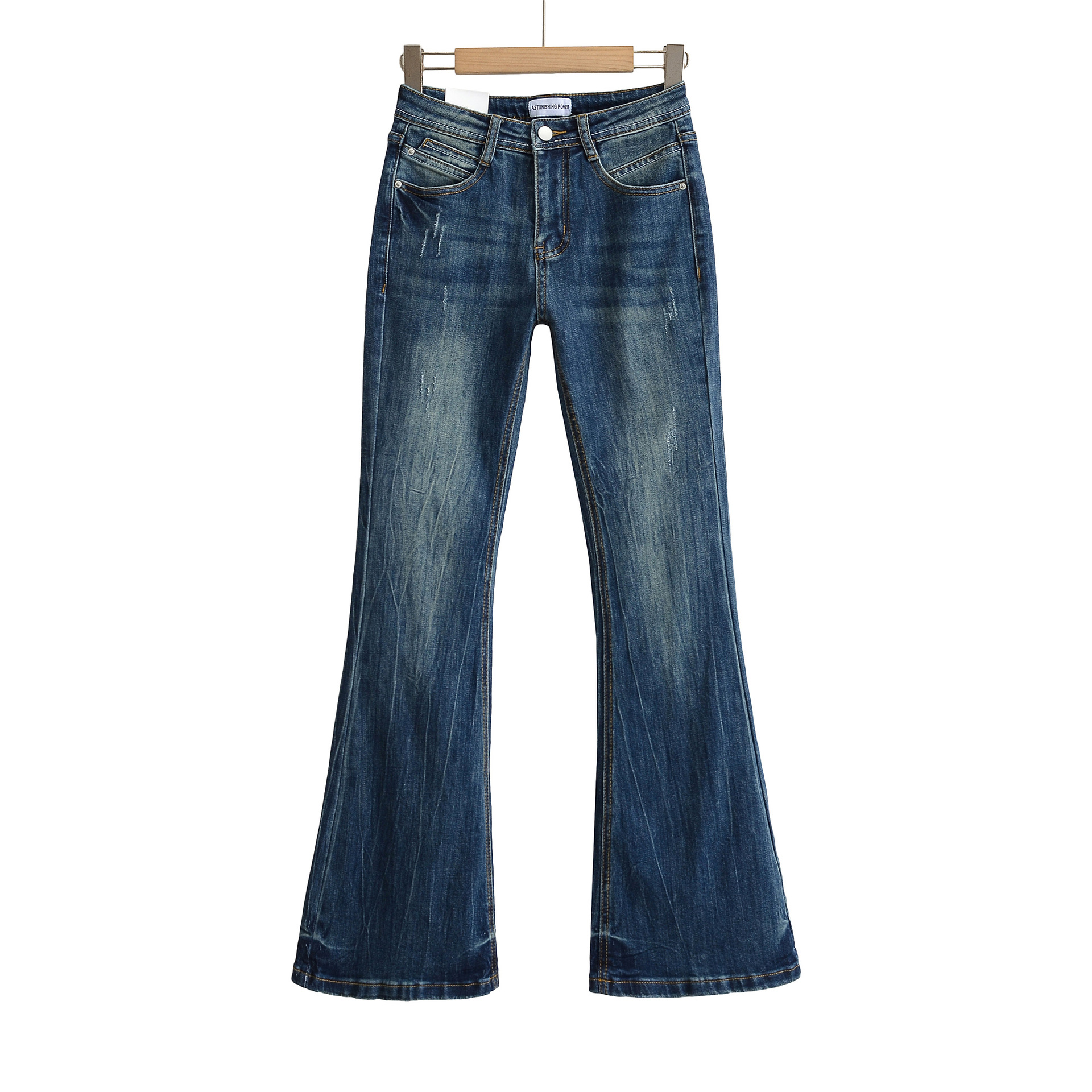 High waisted slim fit leg enhancing pants for children