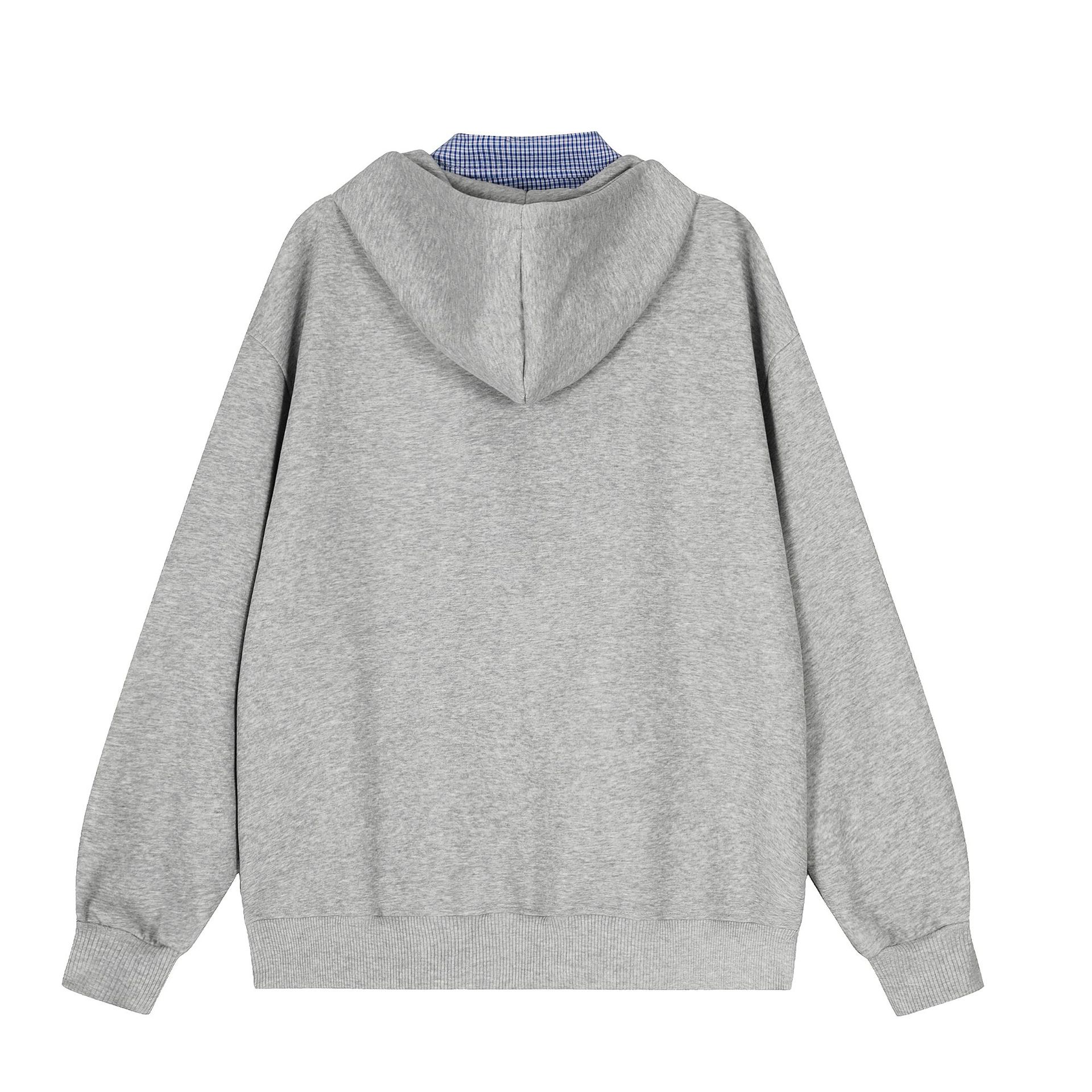 American Vintage Cotton Unisex Double Neck Hoodie