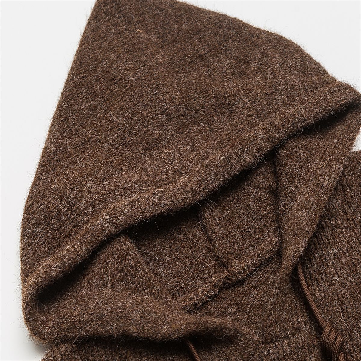 Recycled Polyester Japanese Workwear Color Block Hood Sweater