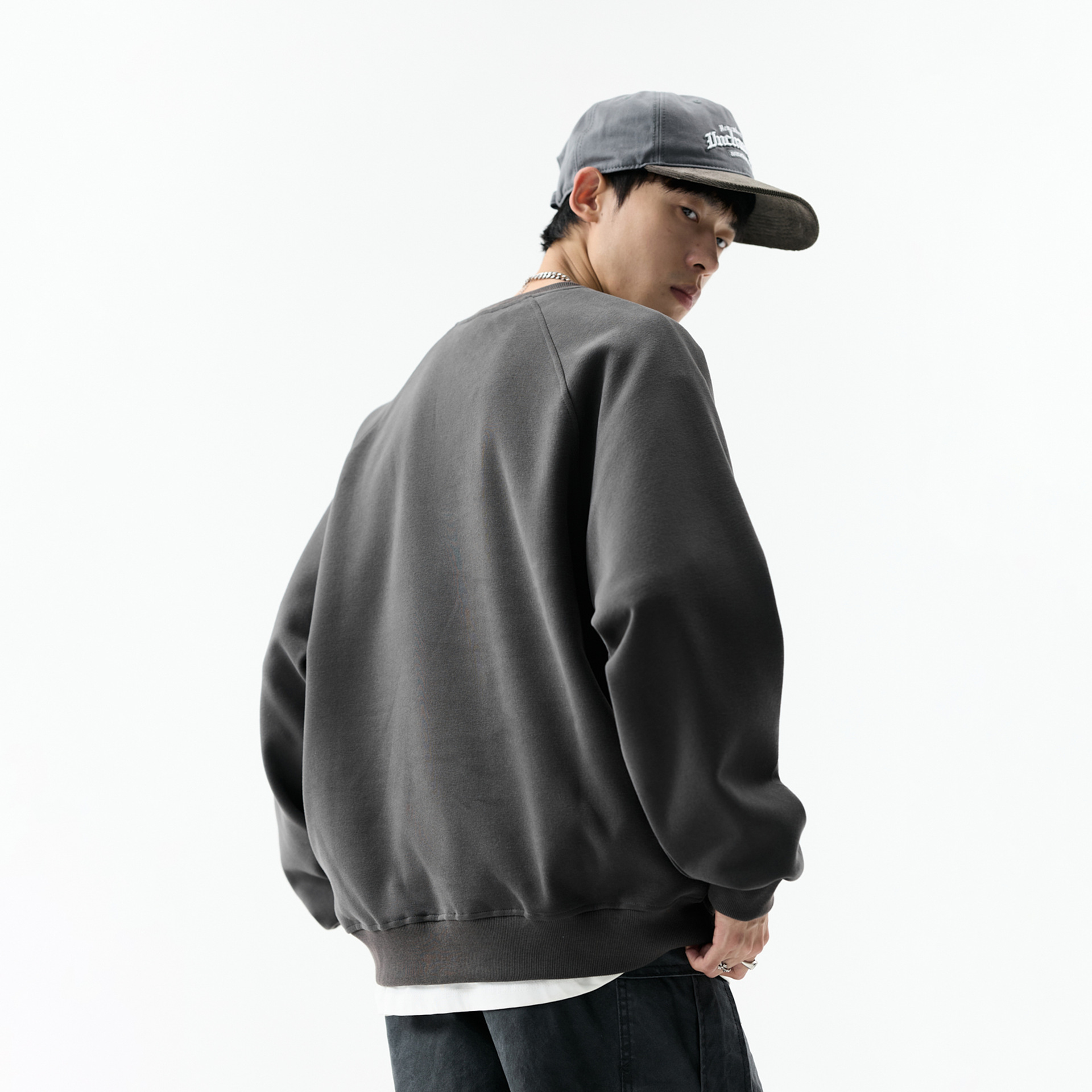 Urban Cotton Oversized Baseball Hoodie