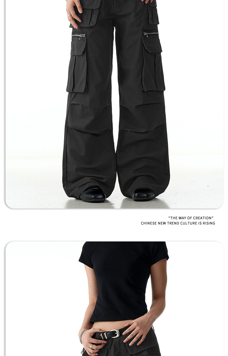 Leg Work Pants for Men and Women with Multiple Pocket Casual Long Pants