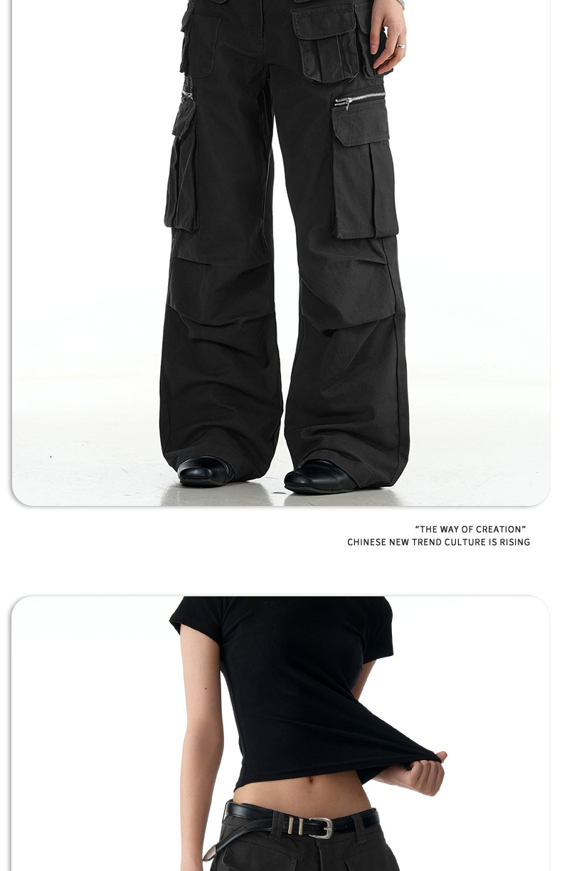 Leg Work Pants for Men and Women with Multiple Pocket Casual Long Pants