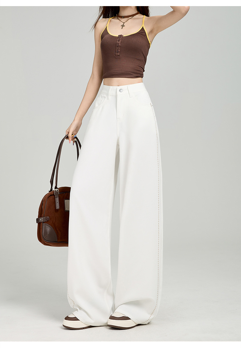 Women's Wide-Leg Jeans with Loose and Slimming Straight Leg Pants