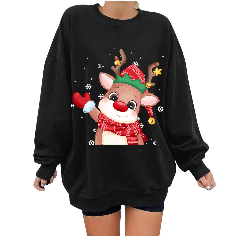 Korean Stag Graphic Hoodie