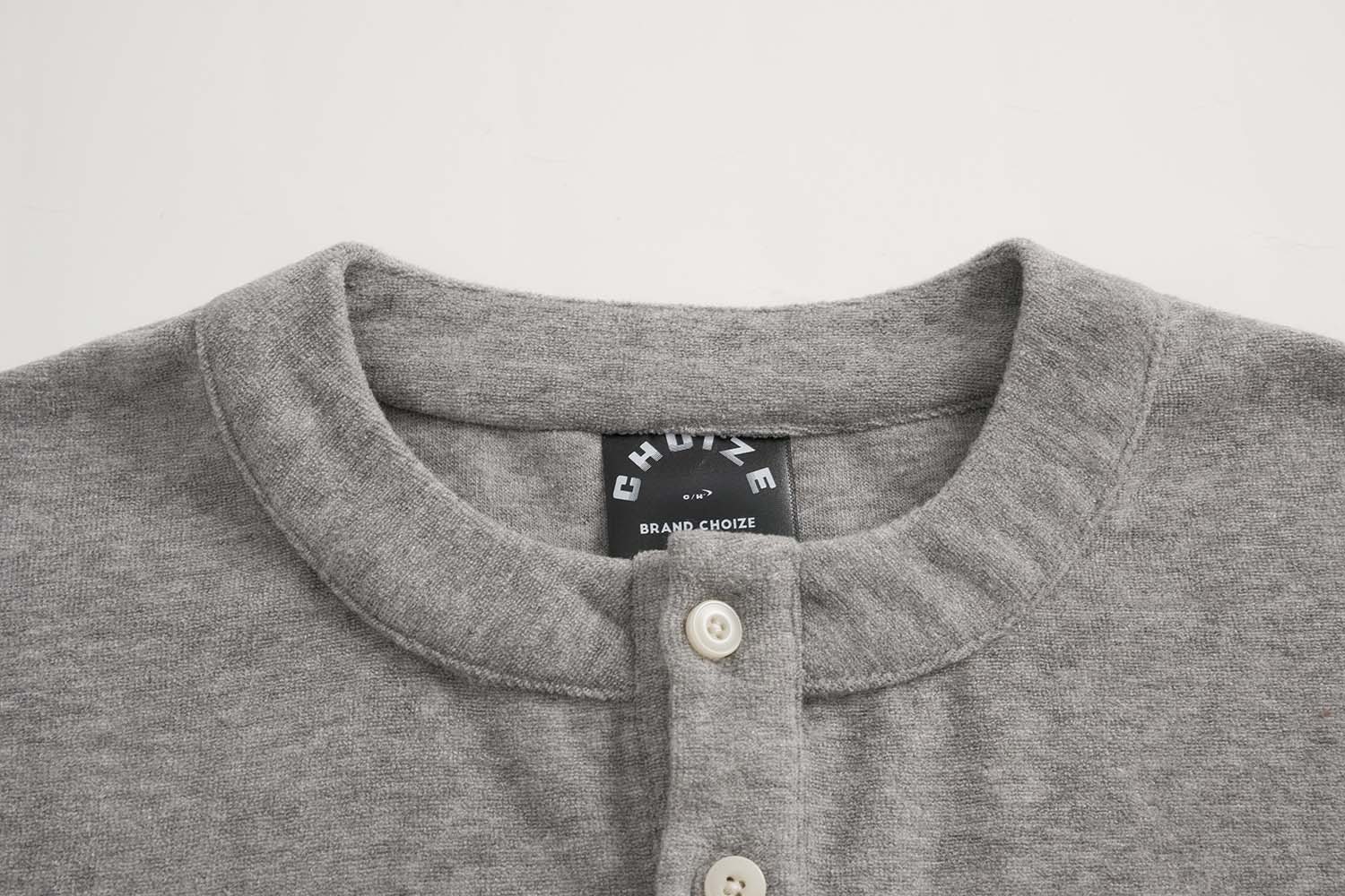 Urban Cotton Blend Oversized Mock Neck Snap Hoodie