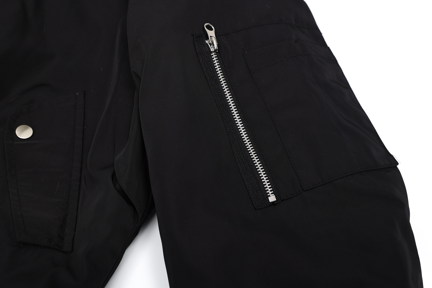 Urban Unstructured Solid Polyester Parka Coat