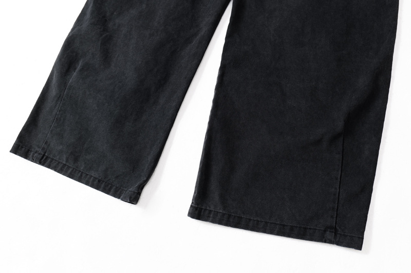 Original Streetwear Brand Design Vintage Button Decoration High-Street Cool Loose Casual Knife Pants Jeans Long Pants