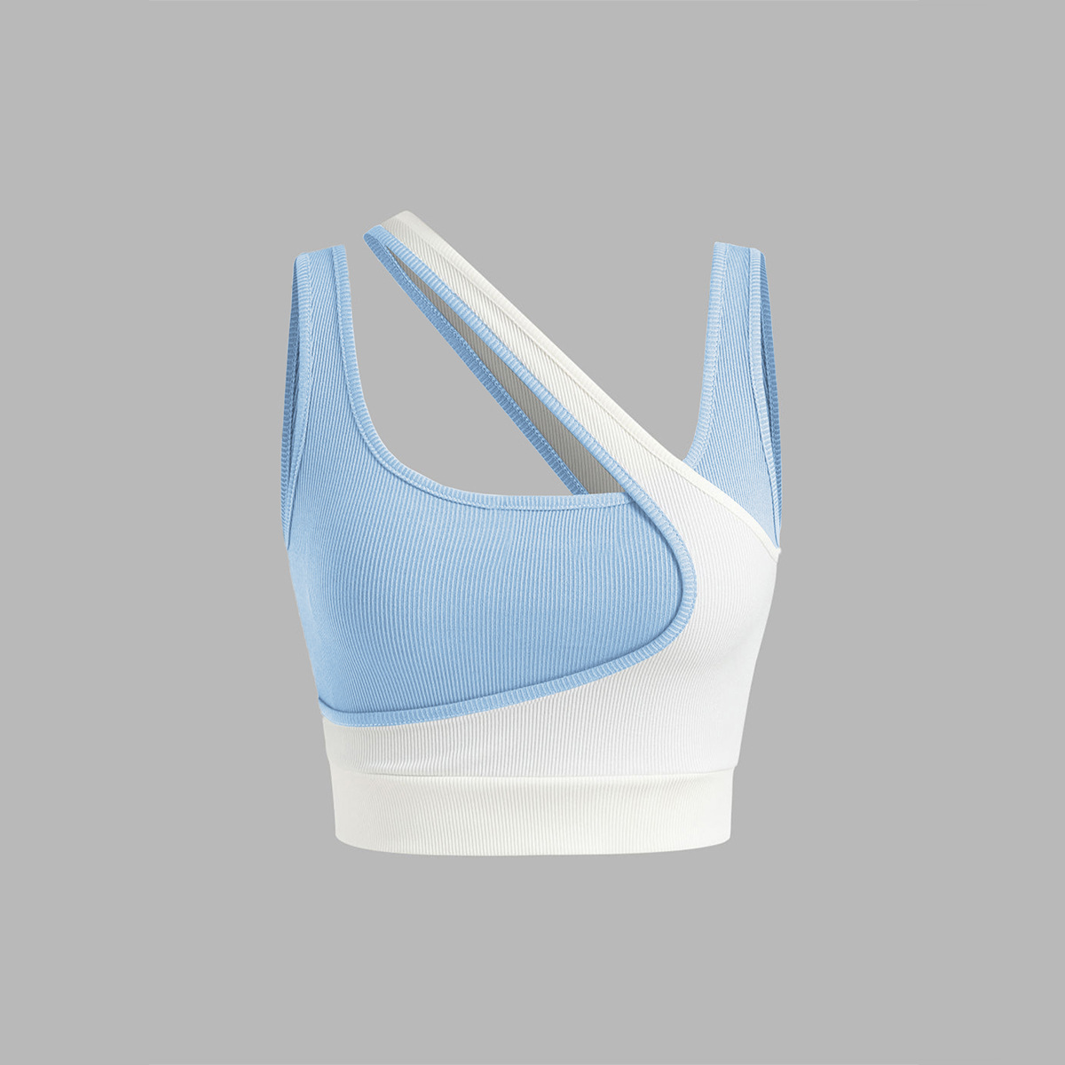 Sassy Sleeveless Asymmetric Fitted Jacket