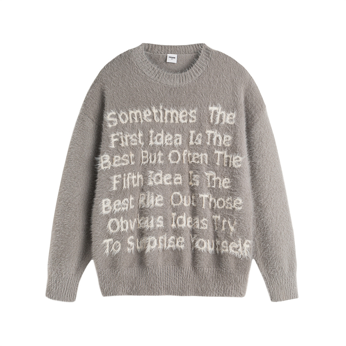 Japanese Workwear Oversized Color Block Sweater