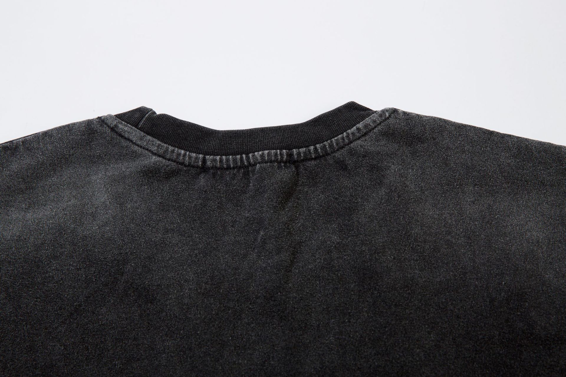 Cotton Long Sleeve Faded Color Block Hoody