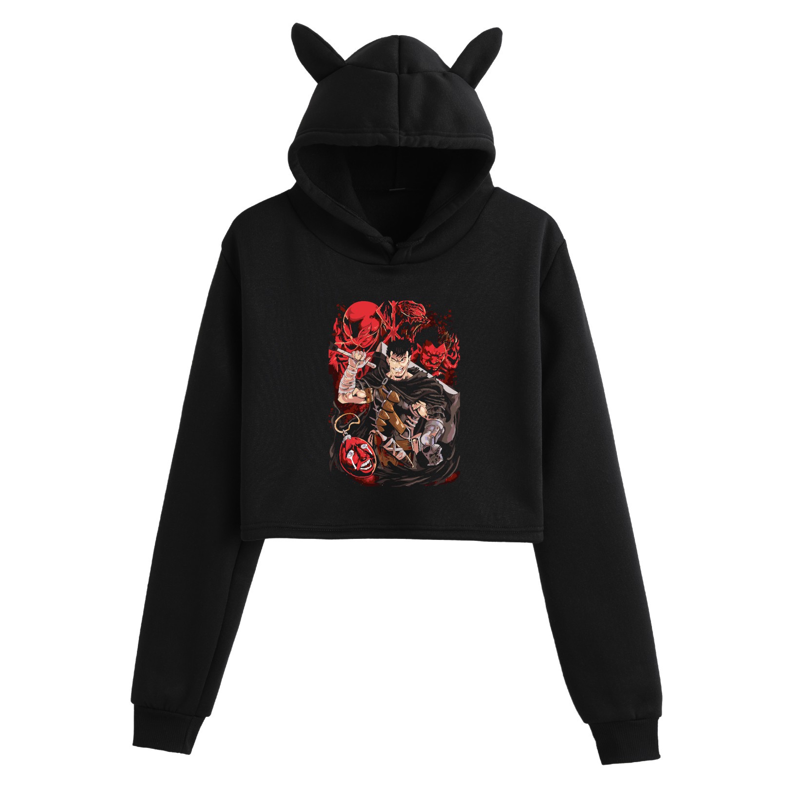 Cute Ladies Short Hoodie