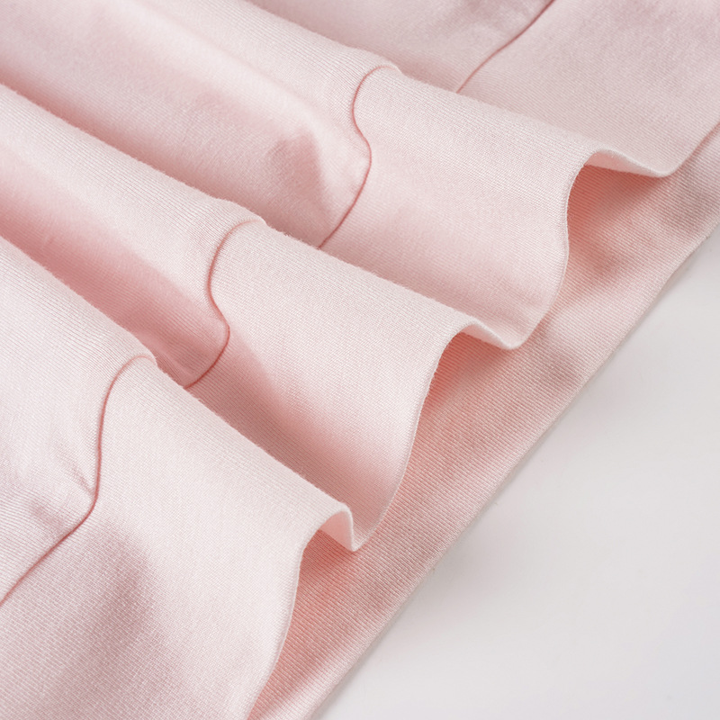 Solid Knit Notch Cuffed Slim Tee Wrap Tie