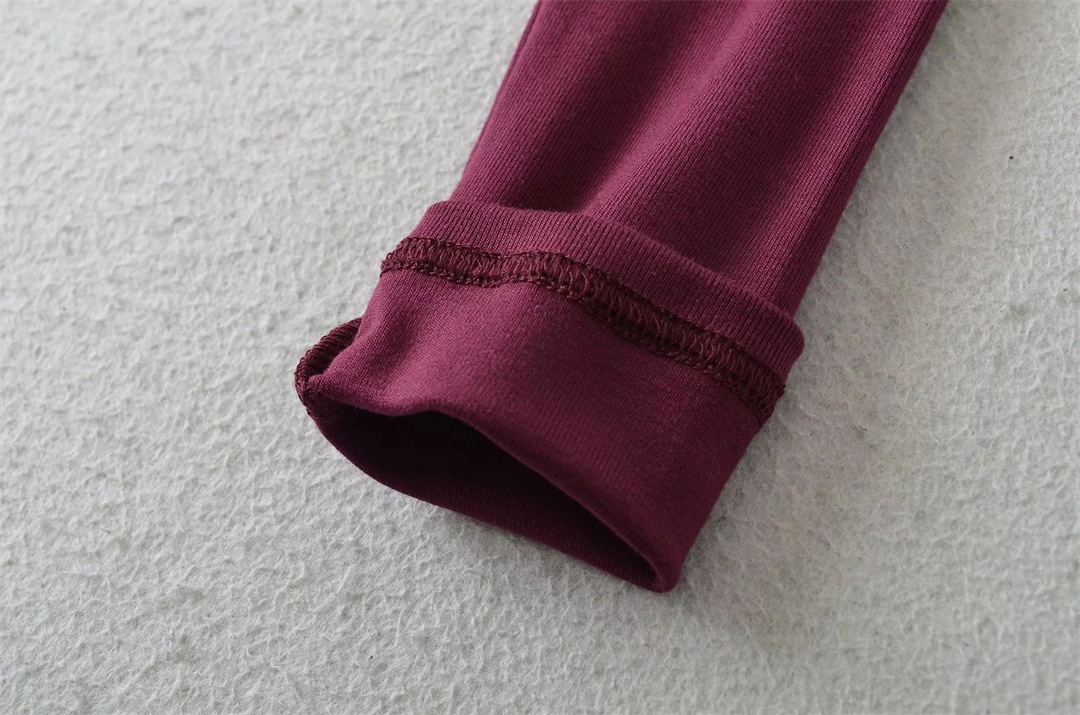 Spicy Wrist-Length Collarbone Cutout Structured Frill Fitted Tee