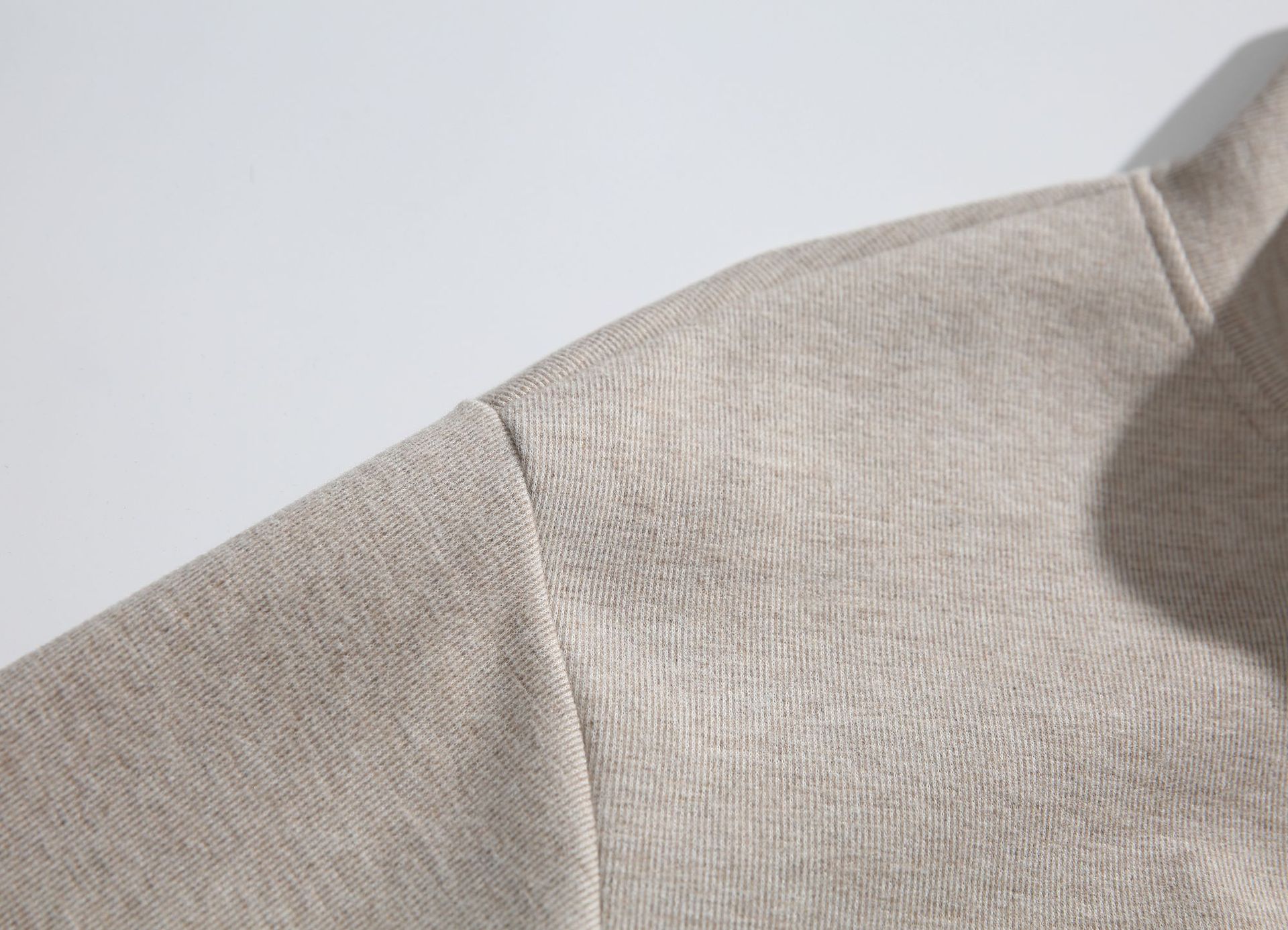 Oversized Letter Print Mock Collar Sweatshirt