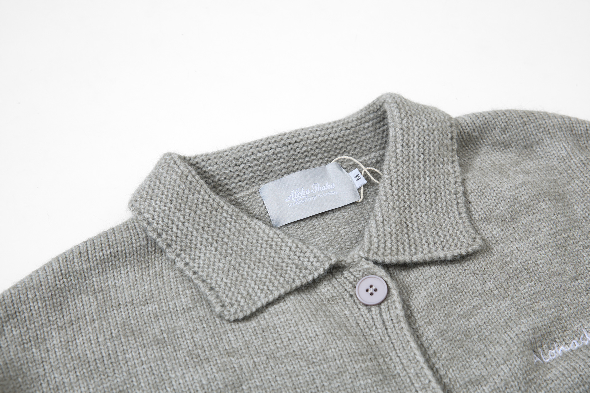 Genderless Oversized Embellished Jacquard Cardigan