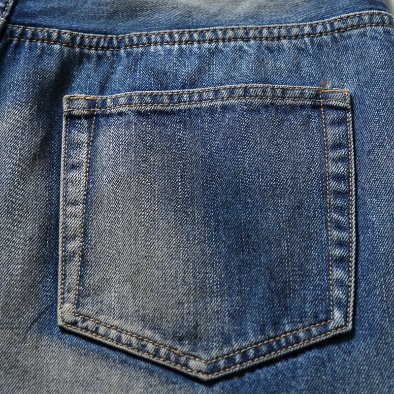 Denim Pants Men Loose Straight Leg Wide Leg Long Pants