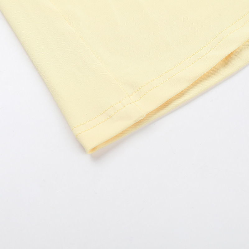 Plain Round Neck Sleeveless Fitted Sheer Polyester Dress