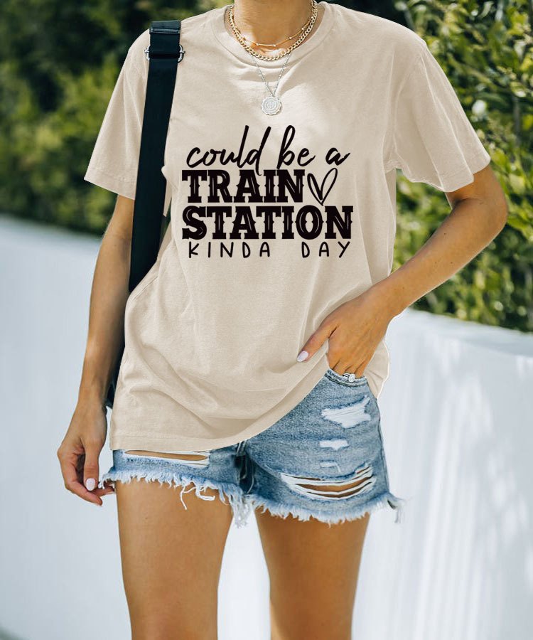 Coastal Cruise V Collar Ladies T-shirt
