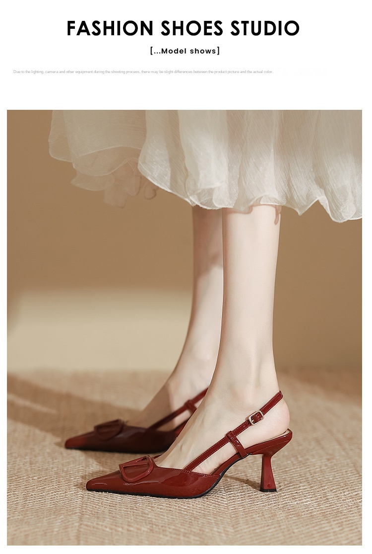 High-heeled Shoes for Women with Thin Heels, Fashionable Dress Shoes, Sandals for Women, Stylish Huizhou Women's Shoes