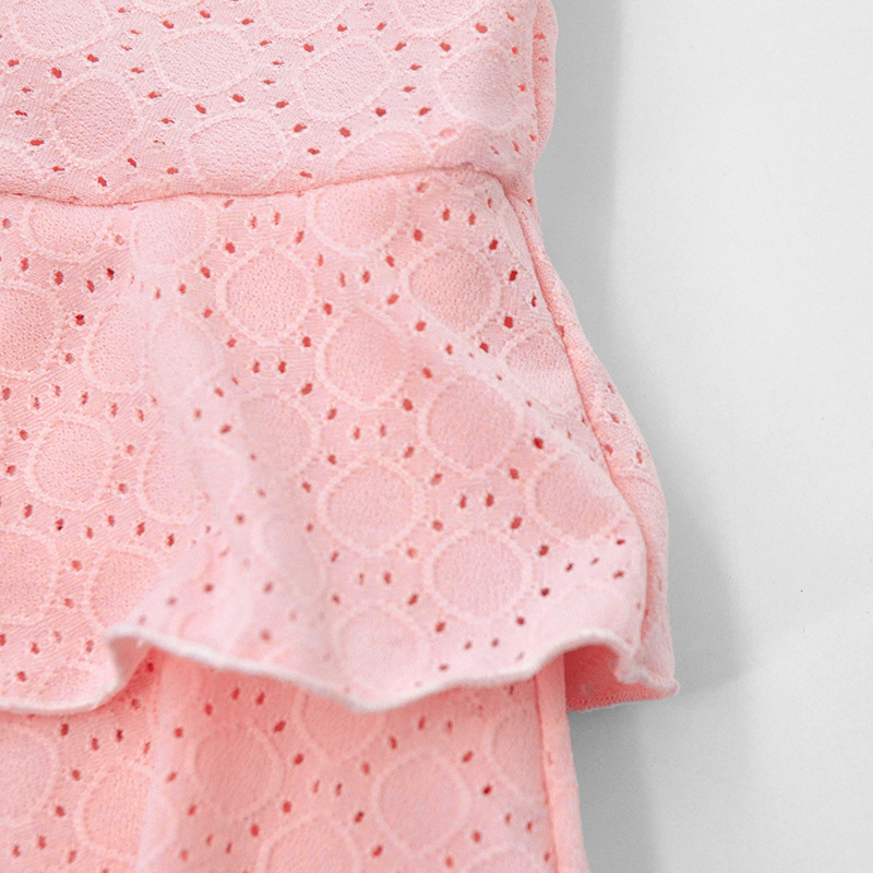Ladies One-Shoulder Tiered Short Skirt