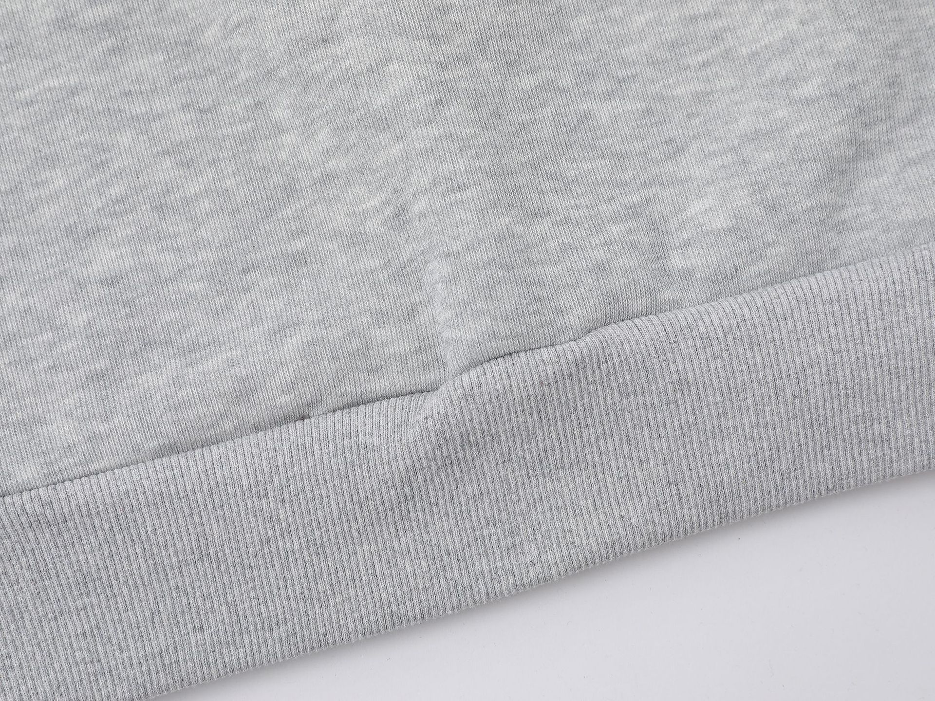 Unisex Cotton Contrast Mandarin Sweatshirt