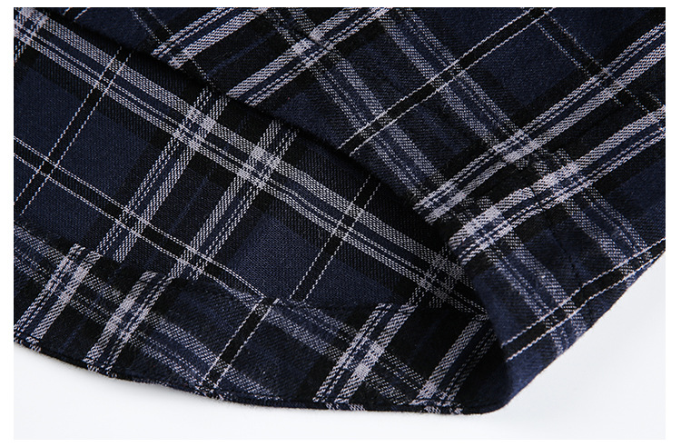 Loose Fit Checked Hood Shirt