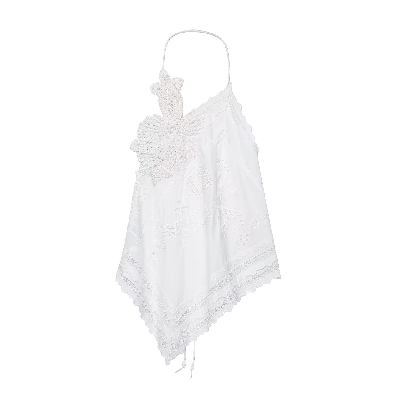 Floral Hi-Lo Strap Dress
