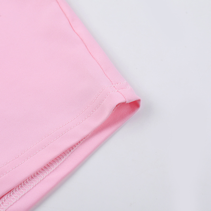 V-Neck Bodycon Polyester Spandex Skirt