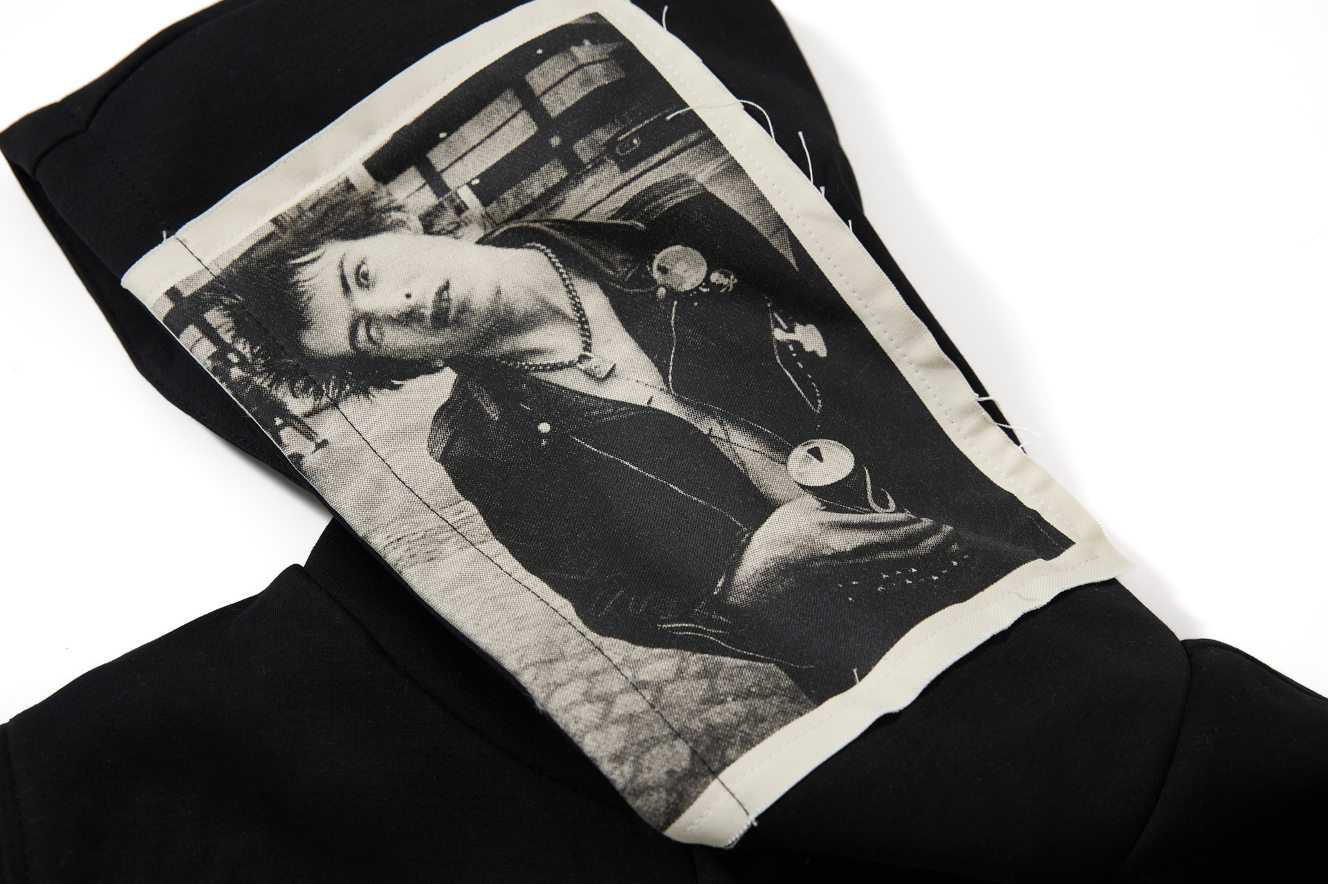 Man's American Retro Cotton Front Zip Sweatshirt