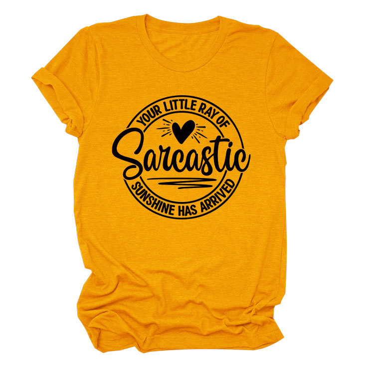 Ladies Geometric V Neck T-shirt