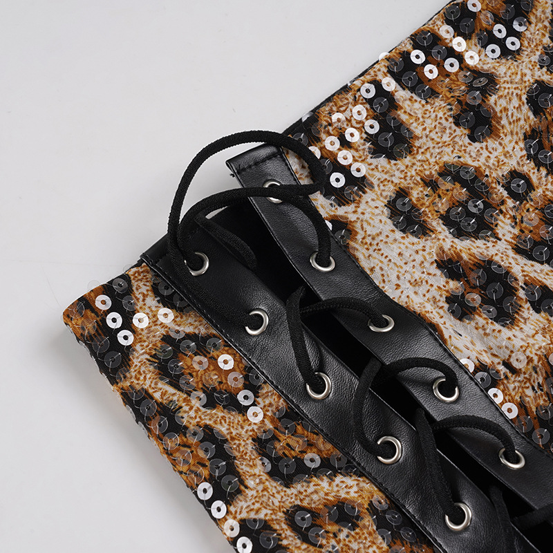 A-Line Animal Glitter Skirt